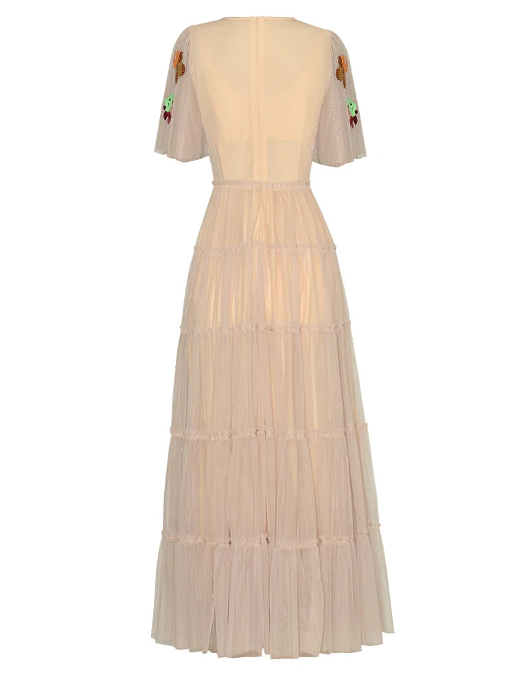 DRESS STYLE - SY1082-Midi Dress-onlinemarkat-Light Yellow-XS - US 2-onlinemarkat