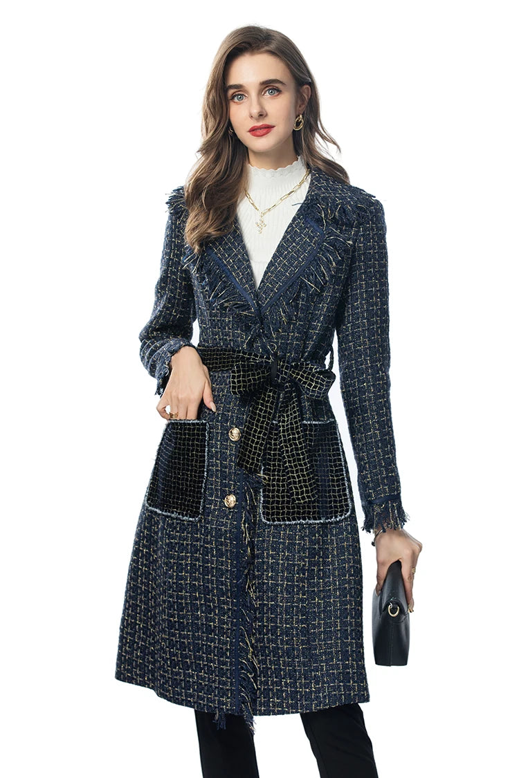 COAT STYLE - SY1404-jacket-onlinemarkat-Blue-XS - US 2-onlinemarkat