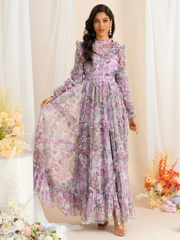 DRESS STYLE - SY1491-maxi dress-onlinemarkat-Lavender-XS - US 2-onlinemarkat