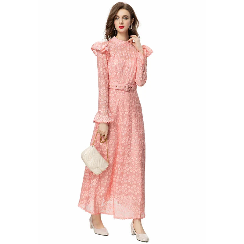 DRESS STYLE - SY876-maxi dress-onlinemarkat-Pink-XS - US 2-onlinemarkat