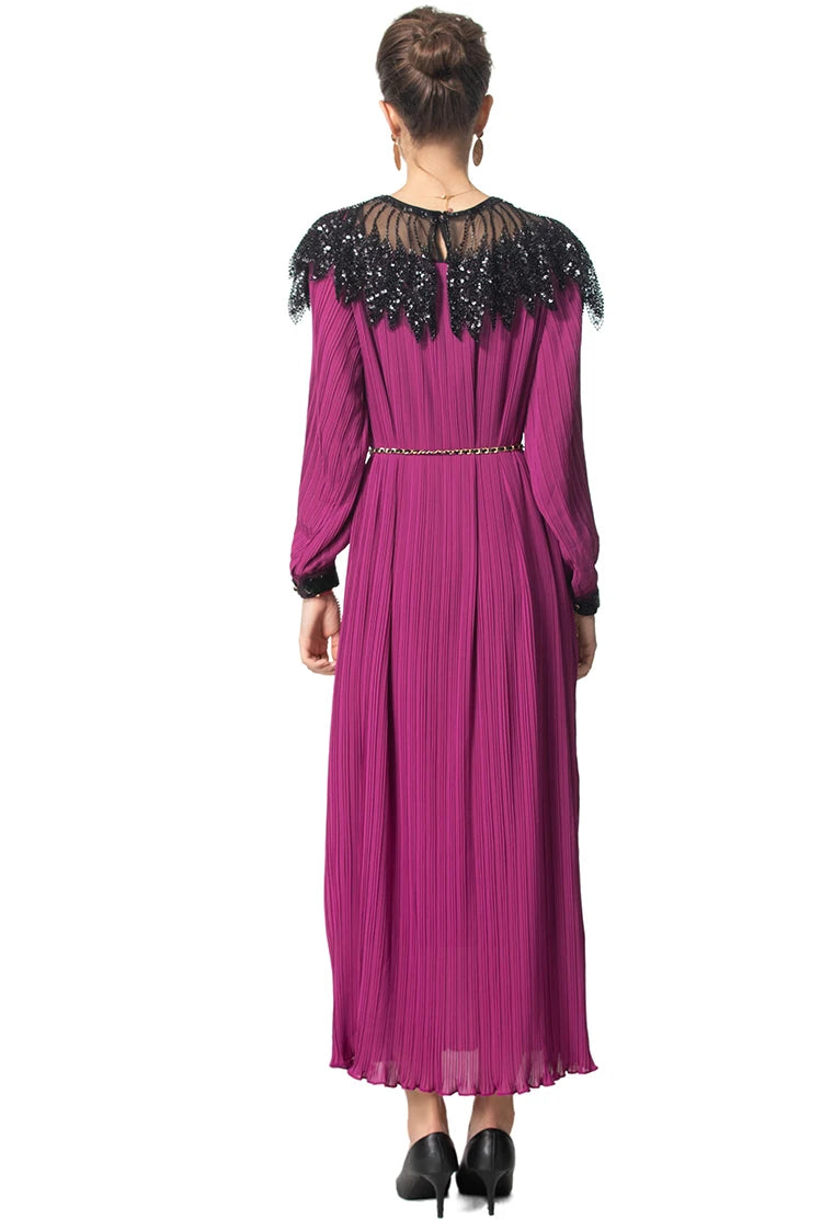 DRESS STYLE - SY1668-maxi dress-onlinemarkat-Claret-S - US 4-onlinemarkat