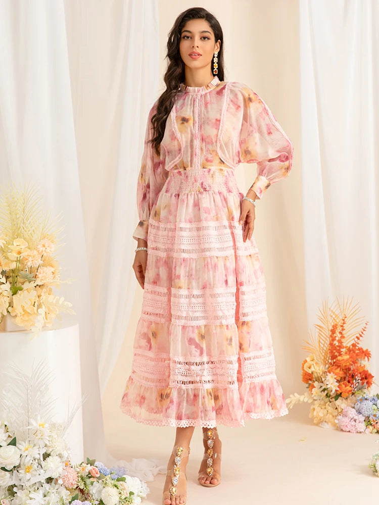 DRESS STYLE - SY1466-maxi dress-onlinemarkat-Pink-XS - US 2-onlinemarkat