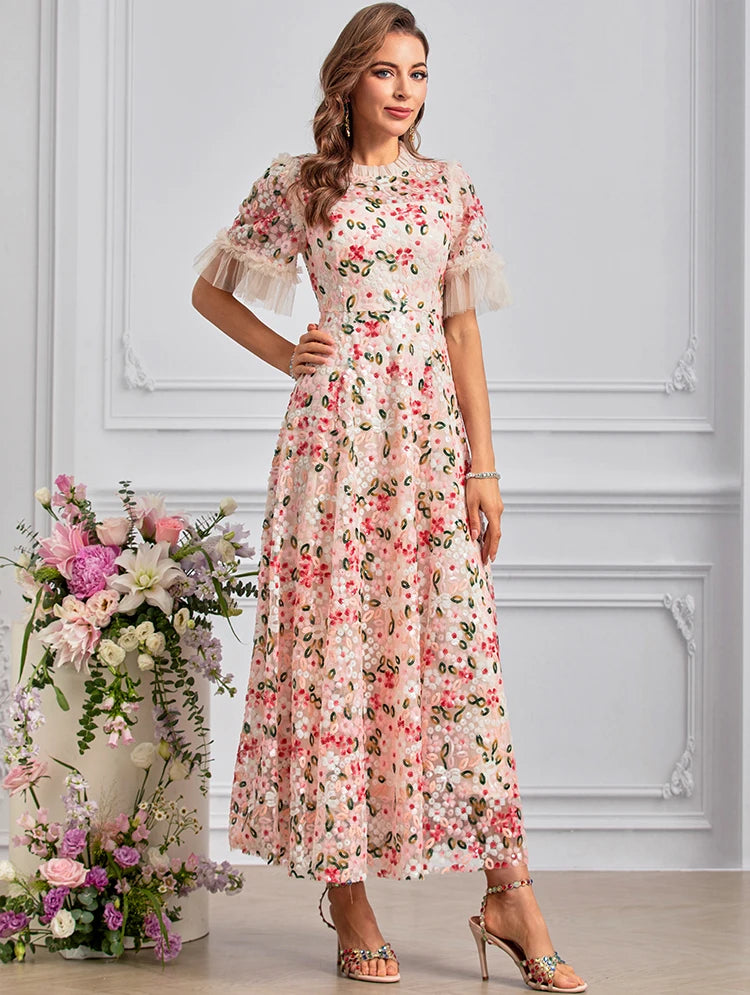 DRESS STYLE - SY1437-maxi dress-onlinemarkat-Pink-XS - US 2-onlinemarkat