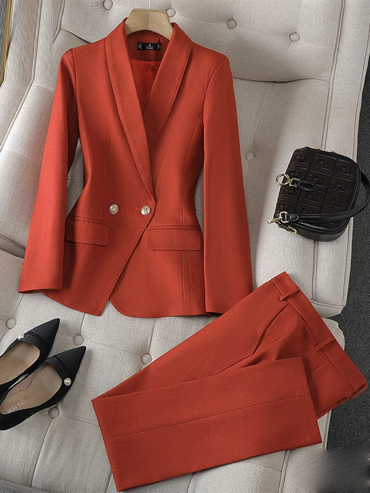 SUIT STYLE - SY1477-Suits and Sets-onlinemarkat-Tangerine Pant Suits-S - US 4-onlinemarkat