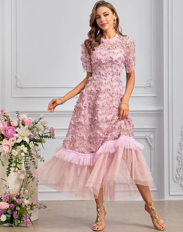 DRESS STYLE - SY1436-maxi dress-onlinemarkat-Pink-XS - US 2-onlinemarkat