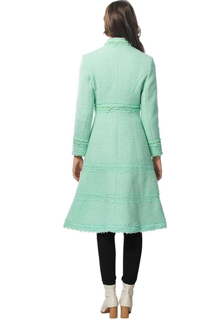 COAT STYLE - SY1410-jacket-onlinemarkat-Turquoise-XS - US 2-onlinemarkat