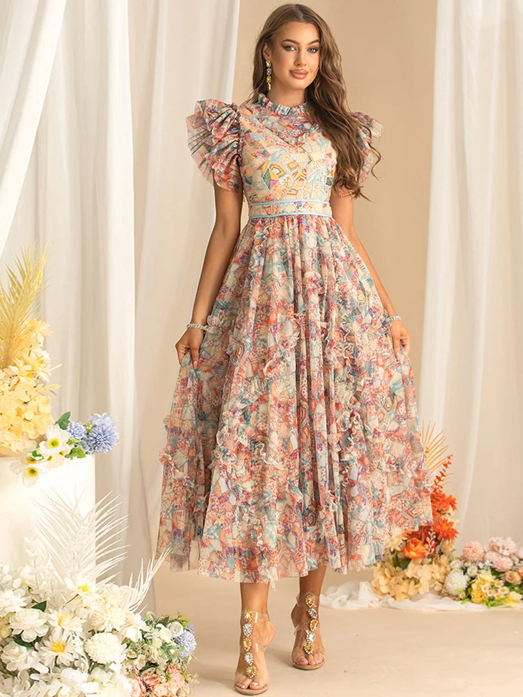 DRESS STYLE - SY1589-Midi Dress-onlinemarkat-MULTI-XS - US 2-onlinemarkat