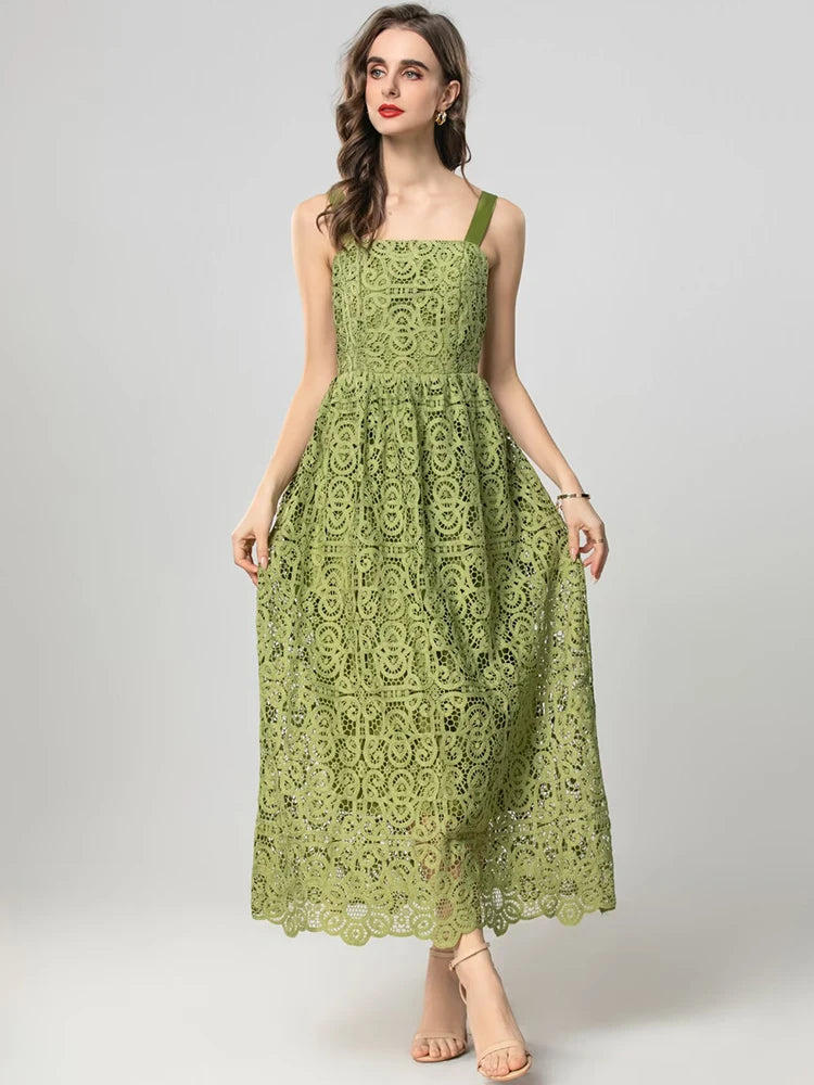 DRESS STYLE - SY1923-maxi dress-onlinemarkat-XS - US 2-green-onlinemarkat