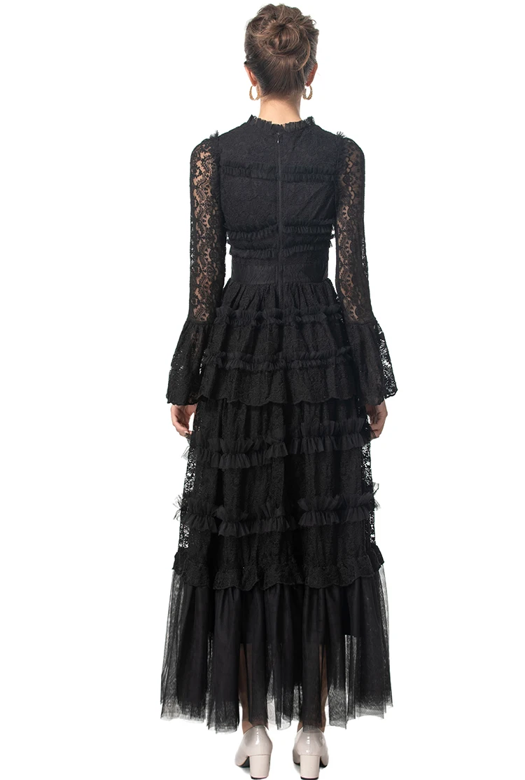 DRESS STYLE - NY2817-maxi dress-Onlinemarkat-Black-XS - US 2-onlinemarkat